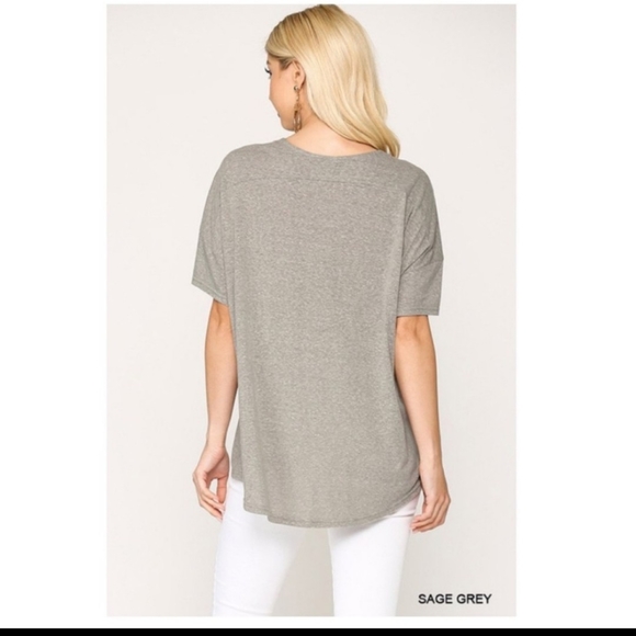 **SOLD**🔷CAMOUFLAGE PRINT CENTER KNIT TOP - Picture 5 of 6